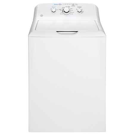 Ge 4.2 cu. ft. Top Load Washer with Heavy-Duty Agitator and Stainless Steel Basket GTW335ASNWW